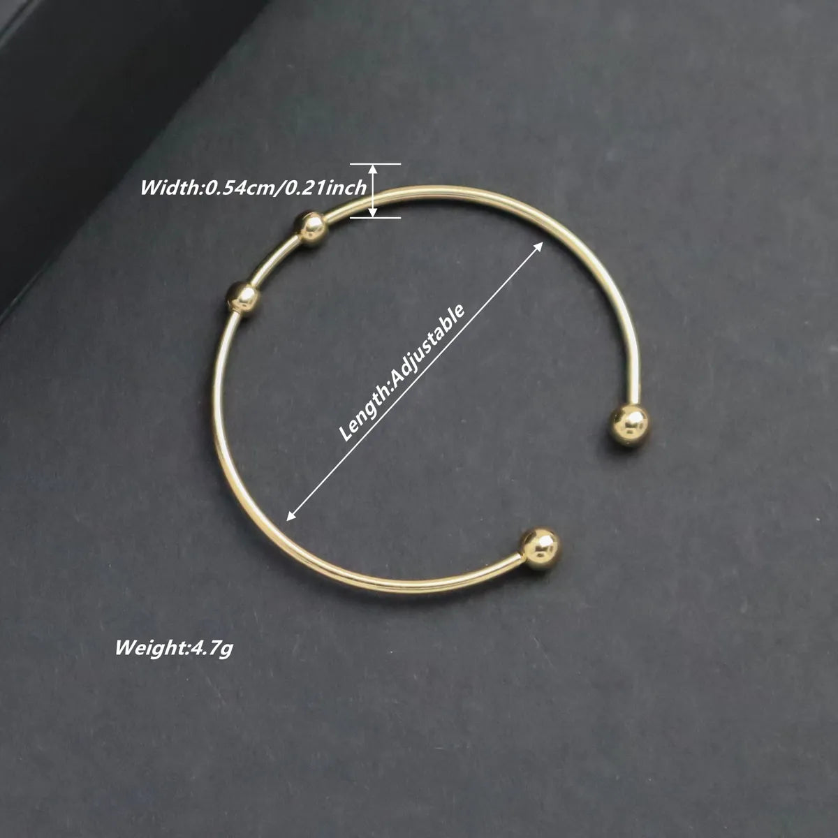 Wholesale Elegant Lady Solid Color Stainless Steel Plating 18k Gold Plated Bangle