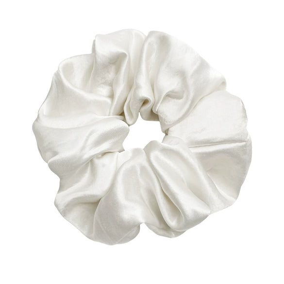 Wholesale Elegant Mercerized Satin Hair Ring For Women High Elasticity Manual Processing