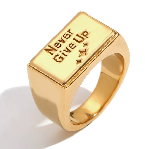Wholesale Elegant Retro Niche Fashion Stainless Steel 18K Gold Plated Geometric Irregular Bracelet And Ring