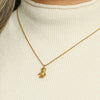 Wholesale Elegant Simple Balloon Puppy Pendant Necklace Stainless Steel 18K Gold Plated With 3D Animal Design