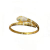 Wholesale Elegant Understated Snake Design Brass Bracelet With Zircon Inlay And Diamond Clasp For Office Ladies