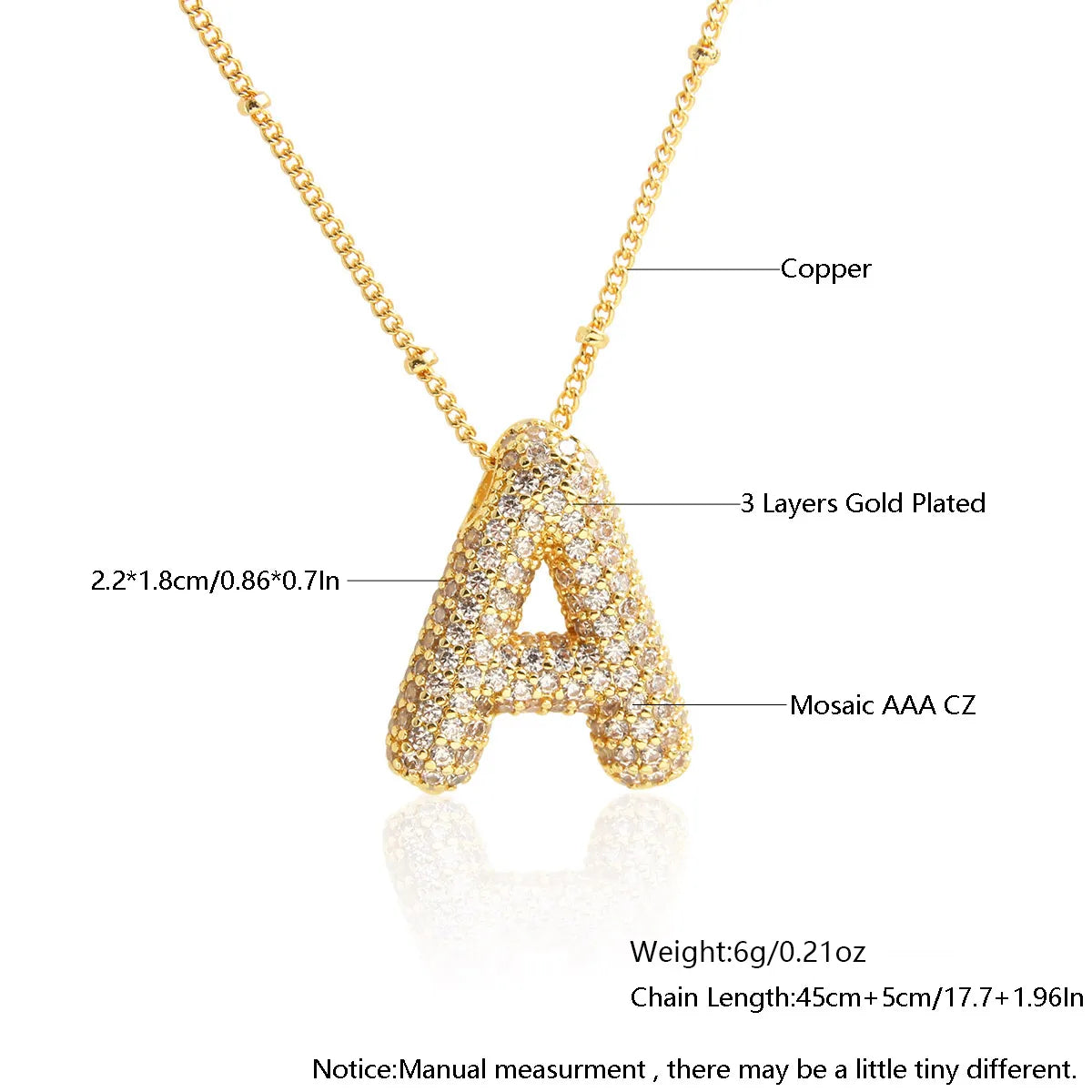 Wholesale Elegant Vacation Simple Style Letter Copper Plating 18K Gold Plated Gold Plated Zircon