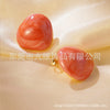 Wholesale Enamel Stainless Steel Geometric Oil Drop Women's Earrings Fresh And Sweet Style