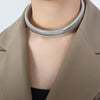 Wholesale Exaggerated Design Personality Fashion Jewelry Set For Women Titanium Steel Gold Plated With Snake Bone Chain
