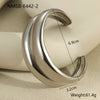 Wholesale Exaggerated Design Stainless Steel Geometric Pattern Electroplated Bracelet For Women