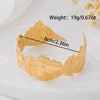 Wholesale Exaggerated Geometric Electroplated Alloy Small Fish Design Women's Open Bracelet Jewelry