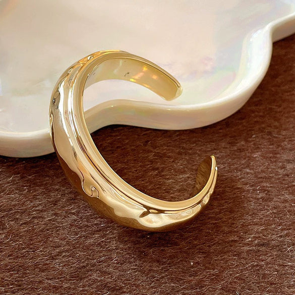 Wholesale Exaggerated Geometric Handmade Acrylic Opening Bracelet