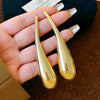 Wholesale Exaggerated Metal Earrings With Flower Pattern Retro Personality Electroplated