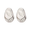 Wholesale Exaggerated Niche Titanium Steel Earrings With Geometric Design And Electroplating For Women