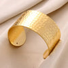 Wholesale Exaggerated Opening Wide Version Bracelet Stainless Steel French Retro Geometric Electroplated Jewelry