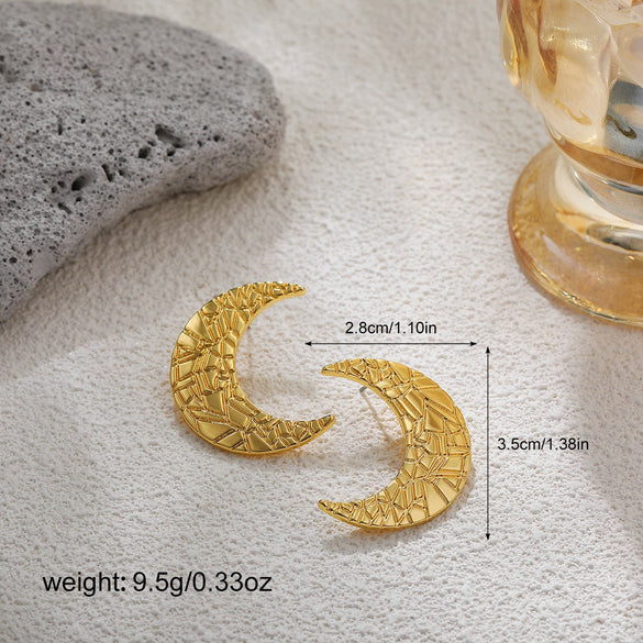 Wholesale Exaggerated Retro Zinc Alloy Earrings With Flower Love Starfish Bow Design 18K Gold Plated