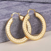 Wholesale Exotic Exaggerated Round Geometric Copper Earrings With Electroplating