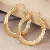 Wholesale Exotic Exaggerated Round Geometric Copper Earrings With Electroplating