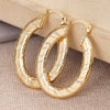 Wholesale Exotic Exaggerated Round Geometric Copper Earrings With Electroplating