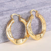 Wholesale Exotic Exaggerated Round Geometric Copper Earrings With Electroplating