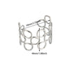 Wholesale Exquisite Exaggerate Style Irregular Leaf Ocean Wide Open Bracelet Stainless Steel Jewelry With Electroplating