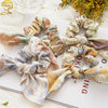 Wholesale Fabric Hair Ring Headwear With Retro Tiedye Color And Rabbit Ears Design Women's Style Seiko Crafted