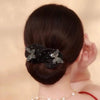 Wholesale Fabric Handmade Female Headwear Hair Accessories With Butterfly Dragonfly Insect Pattern Sweet Style Ball Hairpin