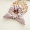 Wholesale Fabric Handmade Simple High Elasticity Bow Hair Ring For Women
