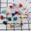 Wholesale Fabric Handwoven Retro Elegant Flower Jewelry Accessories Pendant Earrings