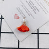 Wholesale Fabric Handwoven Retro Elegant Flower Jewelry Accessories Pendant Earrings