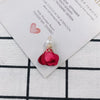 Wholesale Fabric Handwoven Retro Elegant Flower Jewelry Accessories Pendant Earrings