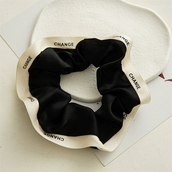 Wholesale Fabric Pleated High Elasticity Seiko Women's Hair Band Hair Rope For Ponytail