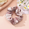 Wholesale Fabric Solid Color Handmade Large Intestine Hair Ring For Female Hair Accessories