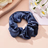 Wholesale Fabric Solid Color Handmade Large Intestine Hair Ring For Female Hair Accessories