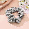 Wholesale Fabric Solid Color Handmade Large Intestine Hair Ring For Female Hair Accessories