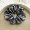 Wholesale Fabric Solid Color High Elastic Simple Handmade Women's Hair Ring