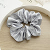 Wholesale Fabric Solid Color High Elastic Simple Handmade Women's Hair Ring