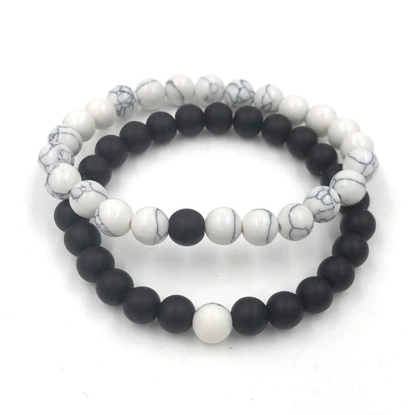 Wholesale Faceted Tiger Eye Stone And Imitation Pearl Handmade Unisex Bracelets
