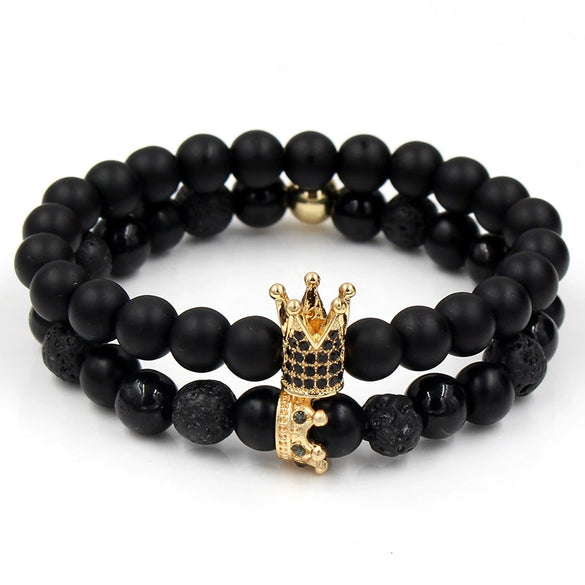 Wholesale Faceted Tiger Eye Stone And Imitation Pearl Handmade Unisex Bracelets