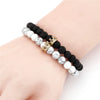 Wholesale Faceted Tiger Eye Stone And Imitation Pearl Handmade Unisex Bracelets