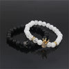 Wholesale Faceted Tiger Eye Stone And Imitation Pearl Handmade Unisex Bracelets