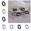 Wholesale Family Ring Titanium Steel Geometric Polished