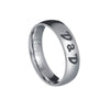 Wholesale Family Ring Titanium Steel Geometric Polished