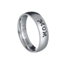 Wholesale Family Ring Titanium Steel Geometric Polished