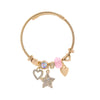 Wholesale Fashion Adjustable Beaded Couple Bracelets With Heart And Star Patterns Made Of Alloy And Rhinestone For Women