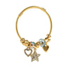 Wholesale Fashion Adjustable Beaded Couple Bracelets With Heart And Star Patterns Made Of Alloy And Rhinestone For Women