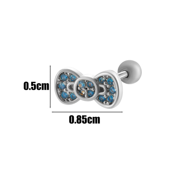 Wholesale Fashion Allmatch Cartilage Puncture Ear Bone Nail Copper Flower Design