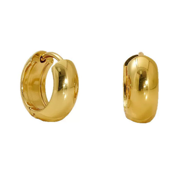 Wholesale Fashion Allmatch Geometric 316L Stainless Steel Electroplated Earrings For Women