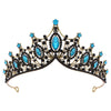 Wholesale Fashion Alloy Rhinestone Electroplating Point Drill Crown For Women