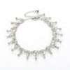 Wholesale Fashion Beach Dance Yoga Alloy Rhinestone Tassel Anklet With Geometric Design For Women