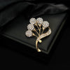 Wholesale Fashion Brooch Zinc Alloy Electroplating Antilight Fixed Suit Collar Pins