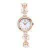 Wholesale Fashion Camellia Quartz Women's Watch With Spiral Crown Alloy Strap And Round Dial