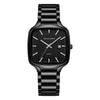 Wholesale Fashion Casual Square Waterproof Luminous Quartz Watch For Men With Stainless Steel Strap And Buckle And Alloy Case