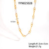 Wholesale Fashion Classic Cross Color Necklace Bracelet Suit With Cross Chain In Stainless Steel Vacuum Real Gold Electroplated In Pvd Furnace