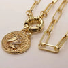 Wholesale Fashion Clavicle Chain Necklace Copper Electroplated Geometric Heart Shape